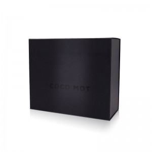 Joulun edistäminen Mukautettu jäykkä kokoontaitettava magneetti läppä lahjapakkaus laatikot magneettinen lahjapakkaus logolla