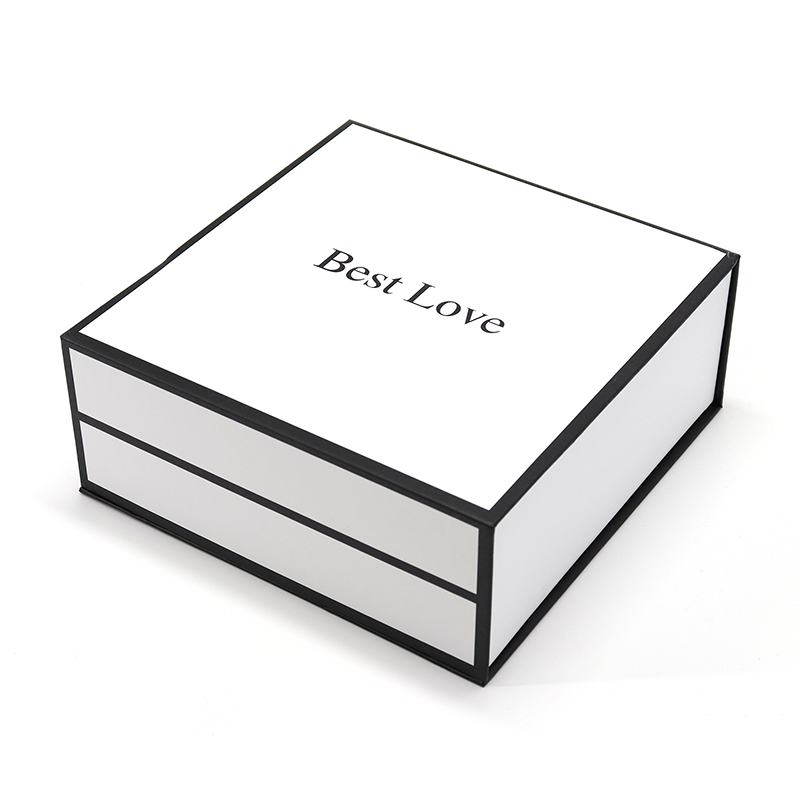 Luxury White Magnet Flap Paper Box Flip Top lahjapakkaukset Vaatteet pukeutua Käsipussit Valkoinen Mailer Box