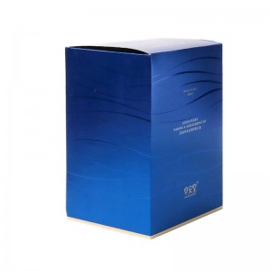 Mukautettu ihonhoito Kosmeettiset tuotteet Paperi laatikot Pakkaus Tuck Top Auto Dother